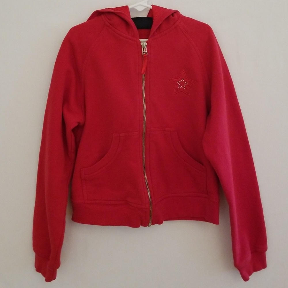 Route 66 Girl's Size 10/12 Red Hoodie